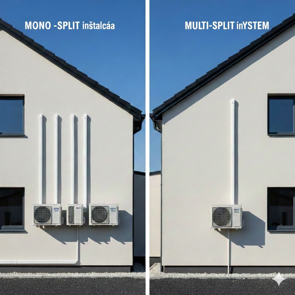 Multi-Split vs. Single-Split klimatizácia: Porovnanie | Jemiteplo.sk